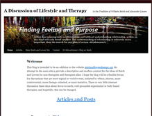 Tablet Screenshot of feelingandpurposeblog.reichandlowentherapy.org